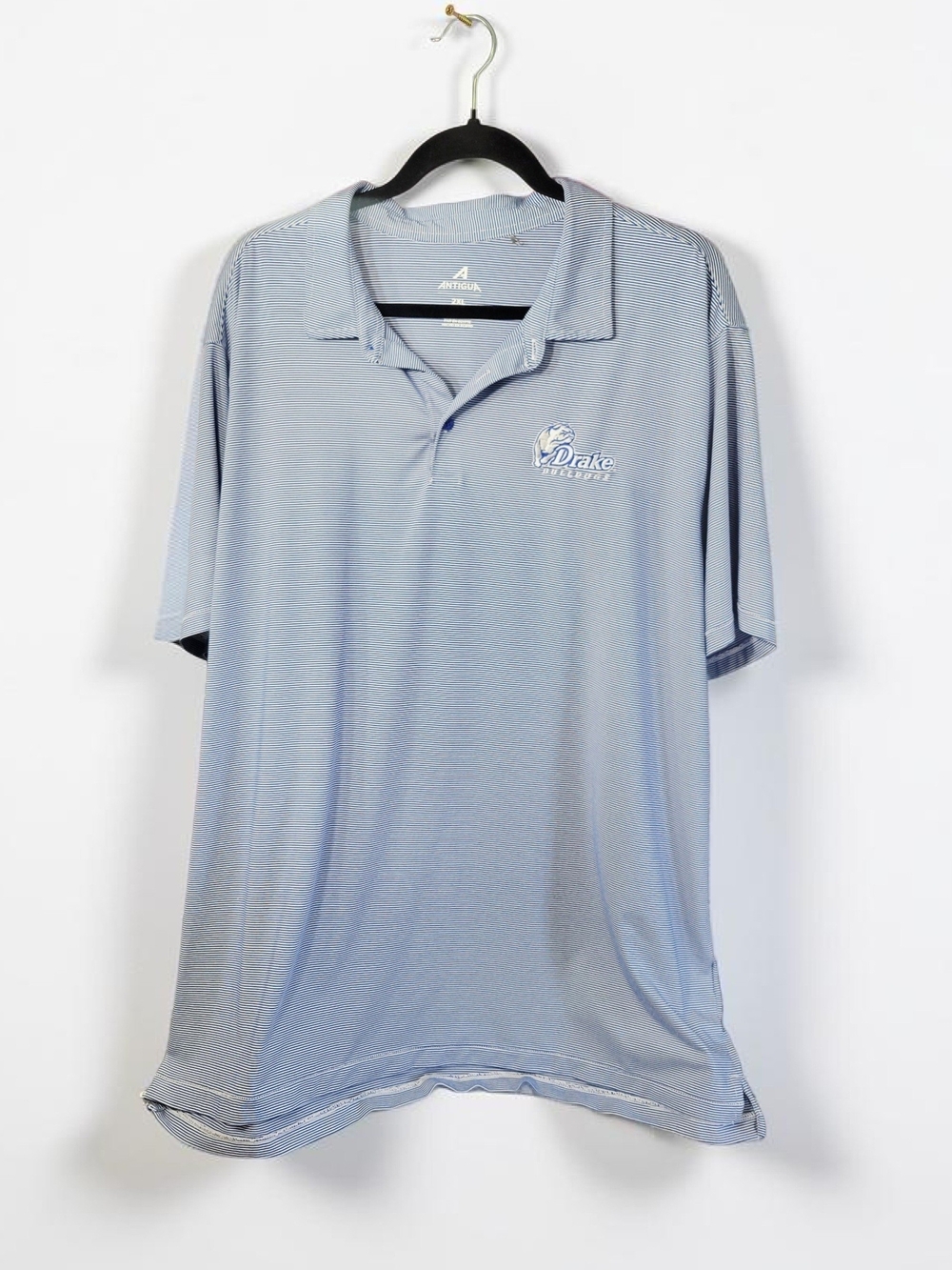 Antigua Drake University Light Blue Performance Polo